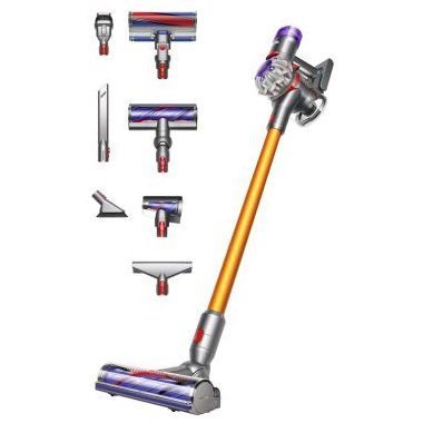 Беспроводной вертикальный пылесос Dyson V8 Absolute SV25, Silver/Yellow