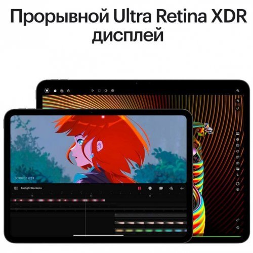 Apple iPad Pro (M4, 2024) 11" Wi-Fi 256 ГБ, Black, чёрный космос