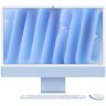 Apple iMac 24" Retina 4,5K (M4 10C CPU, 10C GPU, 2024), 16 ГБ, 256 ГБ SSD, голубой, MWV13