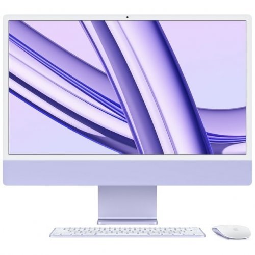 Apple iMac 24" Retina 4,5K, M3 (8C CPU, 10C GPU, 2023), 16 ГБ, 512 ГБ SSD, Purple, Фиолетовый, Z19P0001T