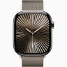 Apple Watch Series 10 GPS + Cellular, 42 мм Natural Titanium Case with Natural Milanese Loop, MWXF3Q