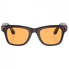 Умные очки Ray-Ban Wayfarer Shiny Rebel Black/Amber