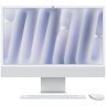 Apple iMac 24" Retina 4,5K (M4 10C CPU, 10C GPU, 2024), 16 ГБ, 512 ГБ SSD, серебристый, MWUV3
