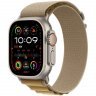 Apple Watch Ultra 2 GPS + Cellular, 49 мм, корпус из бежевого титана, ремешок Alpine цвета "загар", размер M, MX4F3Q