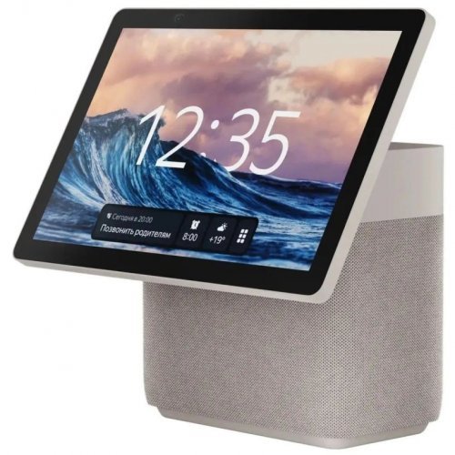 Умная колонка Яндекс Станция Дуо Макс с Zigbee, бежевый