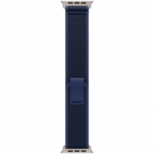 Apple Watch Ultra 2 GPS + Cellular, 49 мм, корпус из бежевого титана, ремешок Trail голубого цвета, размер S/M, MX4J3Q