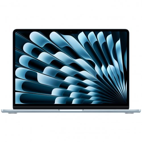 Apple MacBook Air 13" (M4, 10C CPU/8C GPU, 2025), 16 ГБ, 256 ГБ SSD, небесно-голубой, Sky Blue, MC6T4