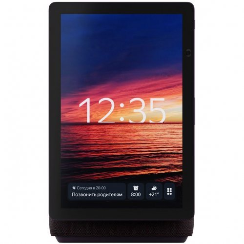 Умная колонка Яндекс Станция Дуо Макс с Zigbee, красный