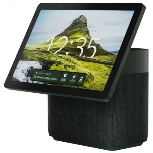 Умная колонка Яндекс Станция Дуо Макс с Zigbee, зеленый