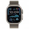 Apple Watch Ultra 2 GPS + Cellular, 49 мм, корпус из бежевого титана, ремешок Milanese бежевого цвета, S, MX4M3Q
